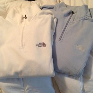 2 North Face fleece tops
