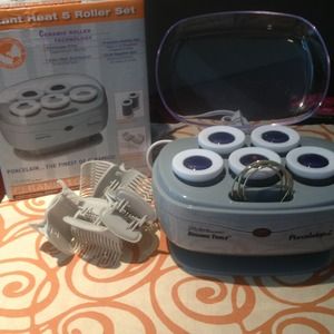 Porcelain hot rollers