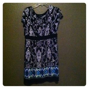 Plus size floral dress