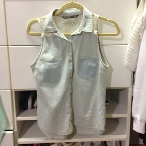 Light denim vest