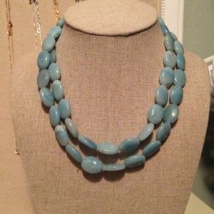 Long or dbl turquoise necklace