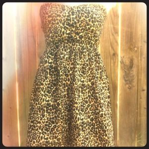 Leopard print dress