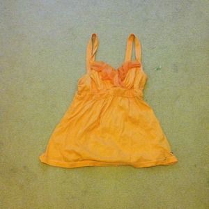 Orange tank top