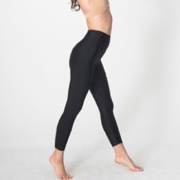 SOLD American Apparel Black Tricot leggings Sz M