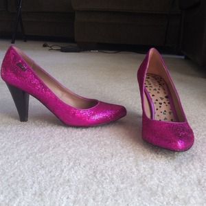 Killah Hot Pink Glitter Shoes