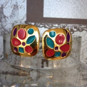 Retro Color earrings