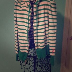 Juicy couture striped hoodie