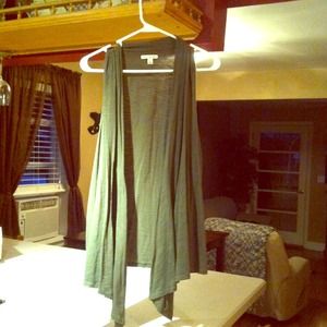 Cotton draped/ swing vest