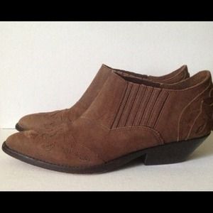 1980's Western Circles Brand Ankle Boots