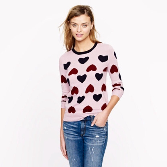 J. Crew Sweaters - Brand new jcrew hearts sweater