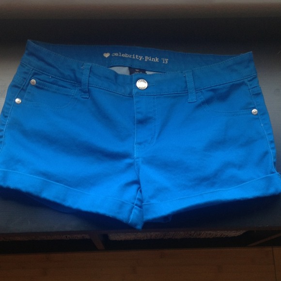 Celebrity Pink Pants - TRADED*******Celebrity pink blue shorts 13
