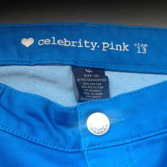 TRADED*******Celebrity pink blue shorts 13 - Picture 2 of 4