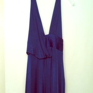Royal Blue halter party dress