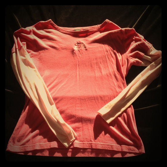 Pink long sleeve EA games tee