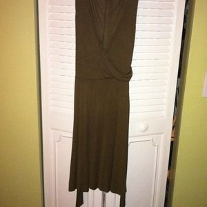Ralph Lauren Army green cross body dress