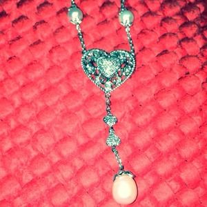 🔆Sterling Silver Heart Mother of Pearl Necklace🔆