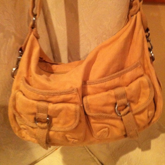 📛SOLD📛Fossil canvas hand bag
