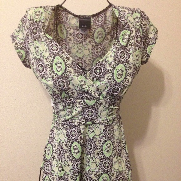 ***Sold in Bundle***TB" Green Print Top S Medium - Picture 1 of 4