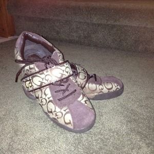 Bundled Brown guess gym shoes n 2 nightys