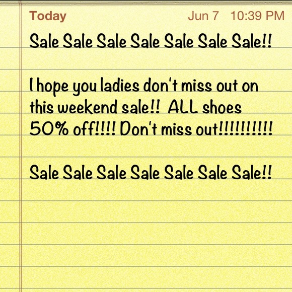 Shoe sale!!!