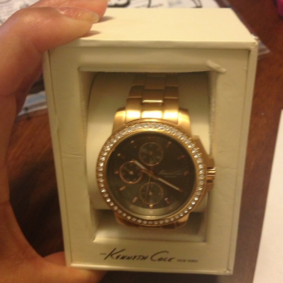 Kenneth Cole rose gold watch **SOLD  TO A FRIEND**