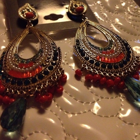 Chindiler Pakistani /Indian rust antiques earring. - Picture 1 of 1