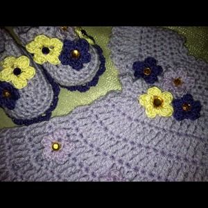 Lavender baby outfit