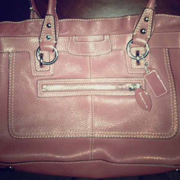 HOLD Dusty Rose Coach Purse