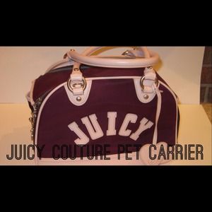 Authentic Juicy Couture Pet Carrier