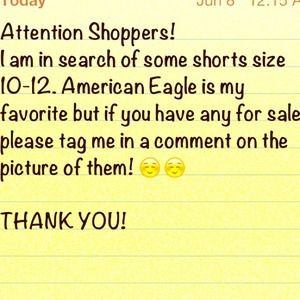 Wishing for AE Shorts! Sizes 10-12