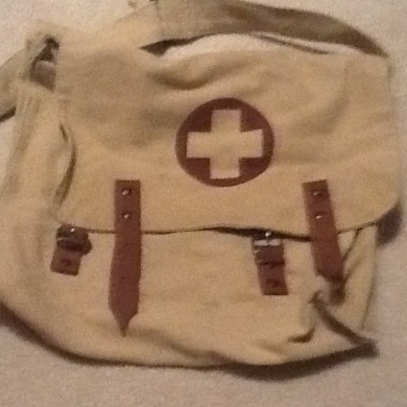 Vintage army medical bag