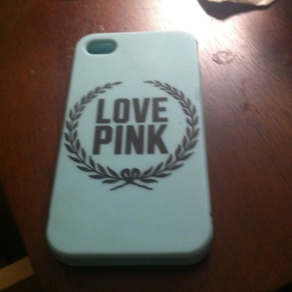 Mint green Victoria's Secret iPhone 4/4s case