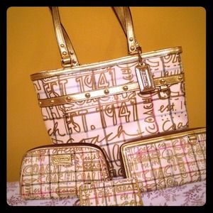 Matching four piece coach set