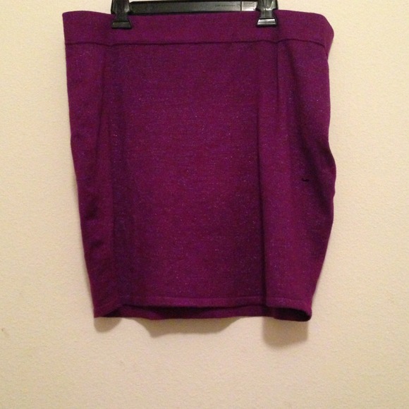 Forever 21 plus purple bodycon style skirt