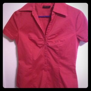 Short sleeve pink top