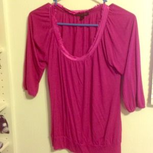 Fuchsia top