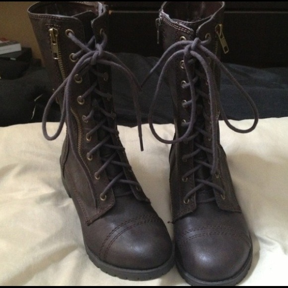 Reserved For @ashleym_94 Dark Brown Combat Boots