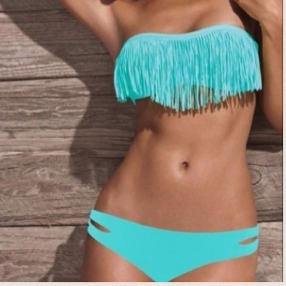 Brand new fringe bikini (swimsuit)