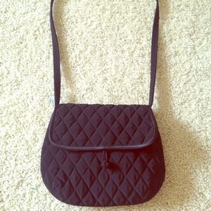 Black shoulder quilted Vera Bradley purse