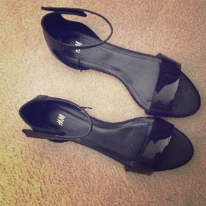 H&M sandals new without tags & old navy dress.