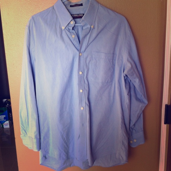 Mens classic blue button up shirt! - Picture 1 of 2