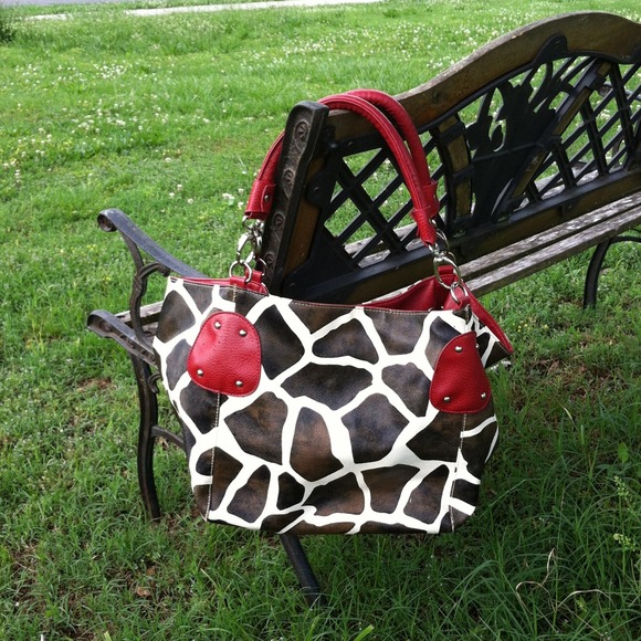 Print Giraffe  Handbag