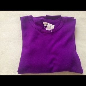 NEW Jcrew purple sweater