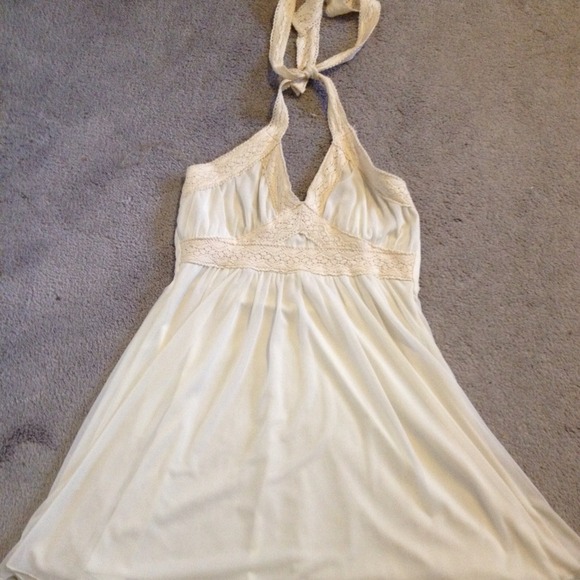 Cream baby doll top/dress