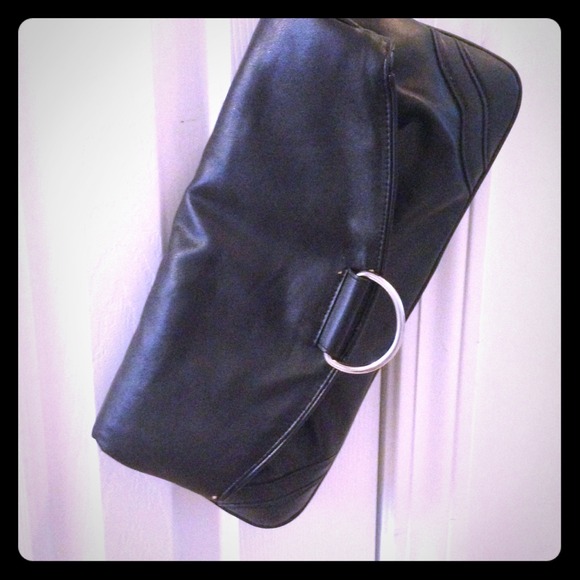 Spacious Black Clutch