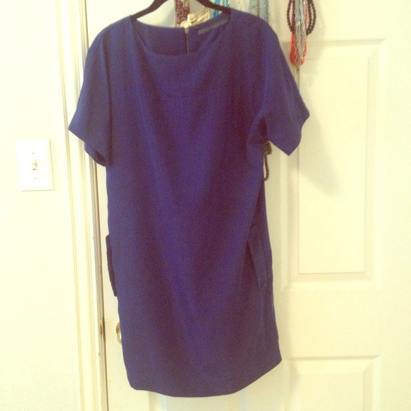 Deep blue ZARA dress-XS
