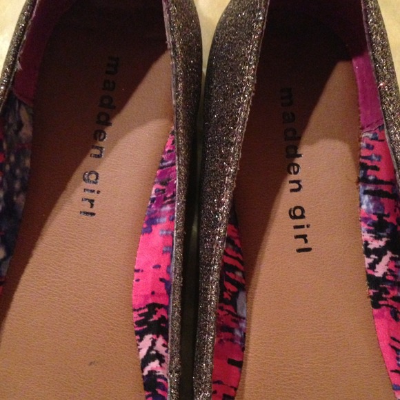 🚩SALE 🚩 Madden Girl HARMONEE GLITTER Shoes 81/2 - Picture 3 of 4
