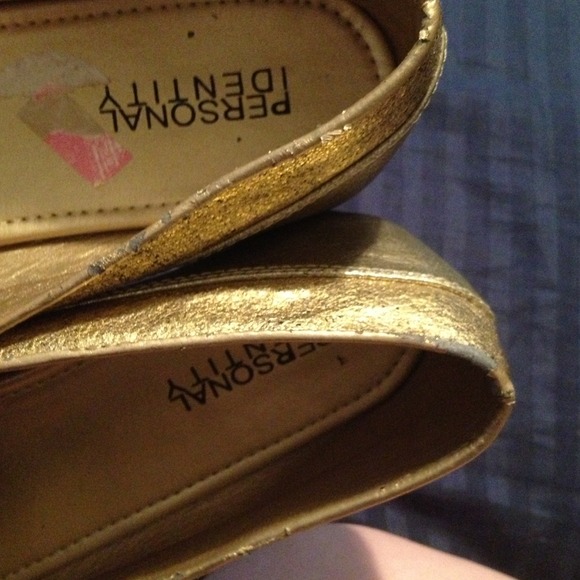 Personal Identity Shoes Gold Poshmark