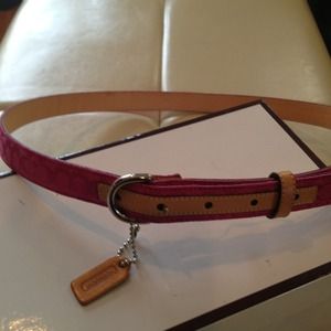 Coach pink belt!!! Price adjusted for Jazzy!!!!