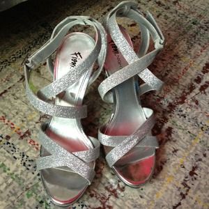 Silver heels
